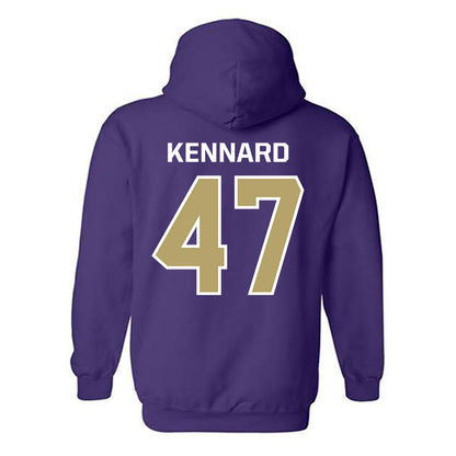 JMU - NCAA Football : Josiah Kennard - Classic Shersey Hooded Sweatshirt-1