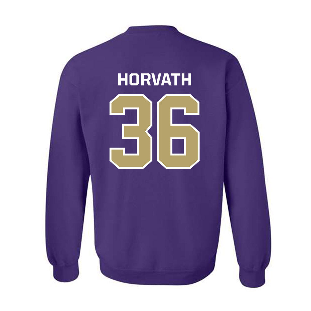 JMU - NCAA Baseball : Adam Horvath - Classic Shersey Crewneck Sweatshirt-1