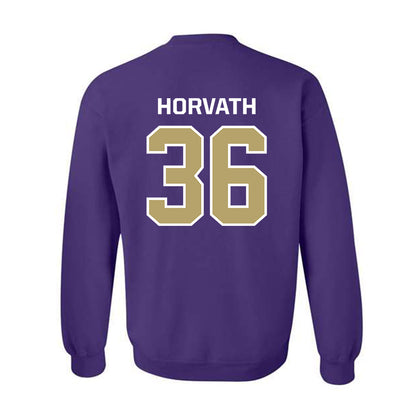 JMU - NCAA Baseball : Adam Horvath - Classic Shersey Crewneck Sweatshirt-1