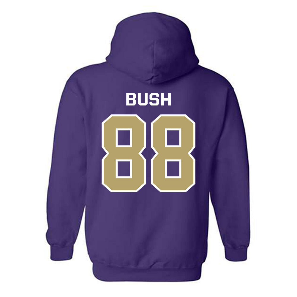 JMU - NCAA Football : Kells Bush - Classic Shersey Hooded Sweatshirt-1