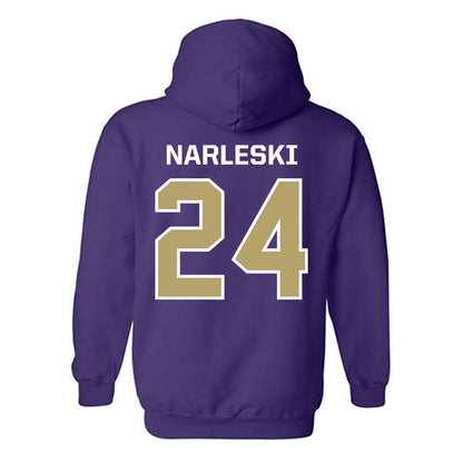 JMU - NCAA Women's Field Hockey : Julie Narleski - Classic Shersey Hooded Sweatshirt-1
