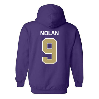 JMU - NCAA Baseball : Isaiah Nolan - Classic Shersey Hooded Sweatshirt-1