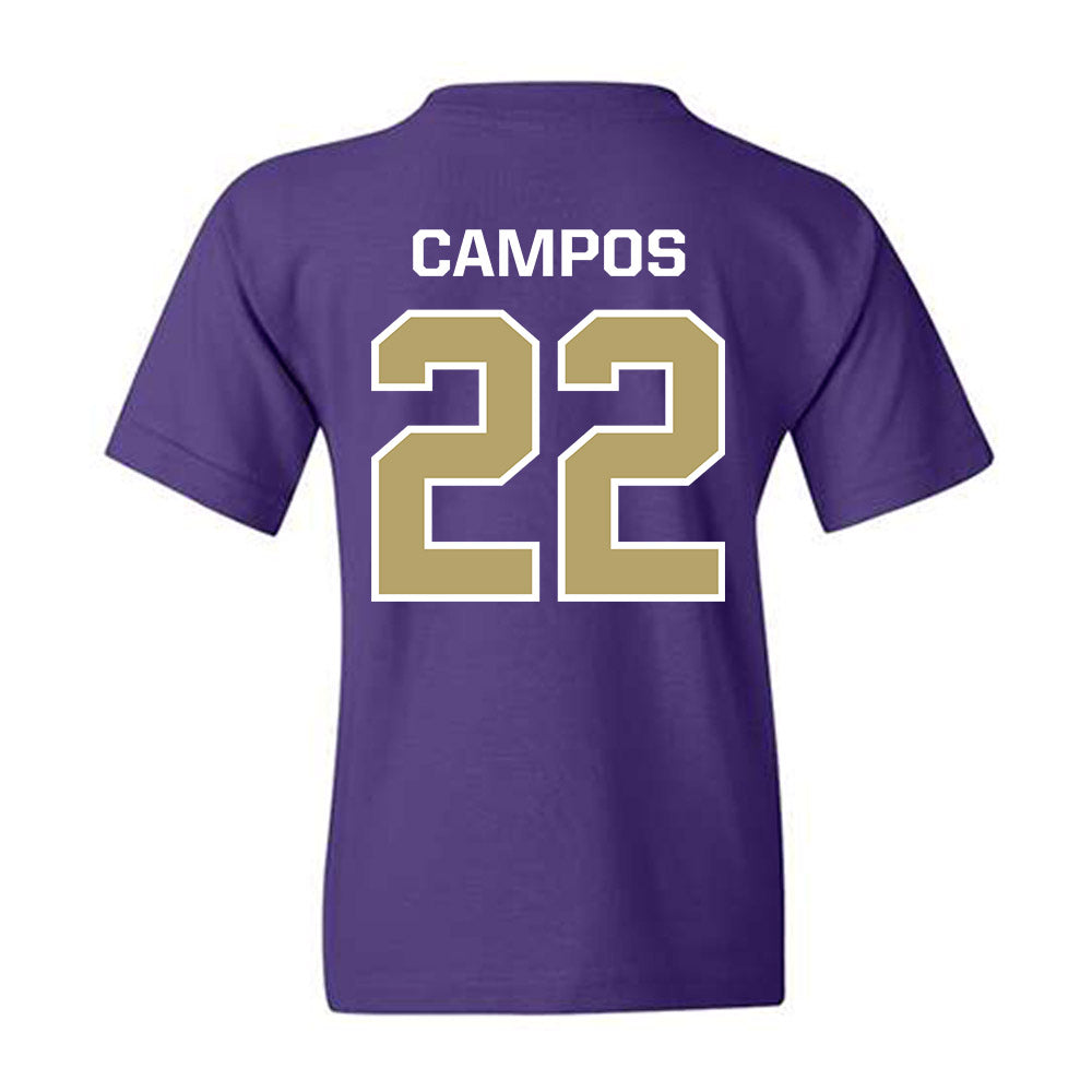 JMU - NCAA Baseball : Trey Campos - Classic Shersey Youth T-Shirt-1