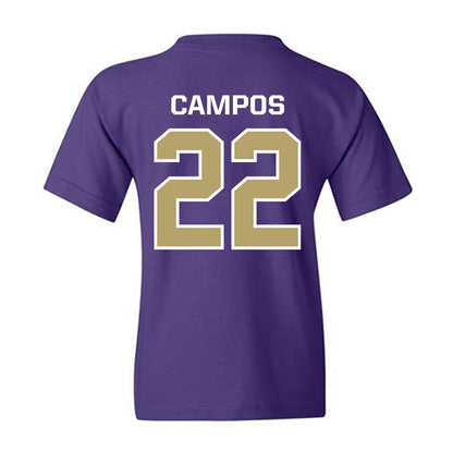 JMU - NCAA Baseball : Trey Campos - Classic Shersey Youth T-Shirt-1