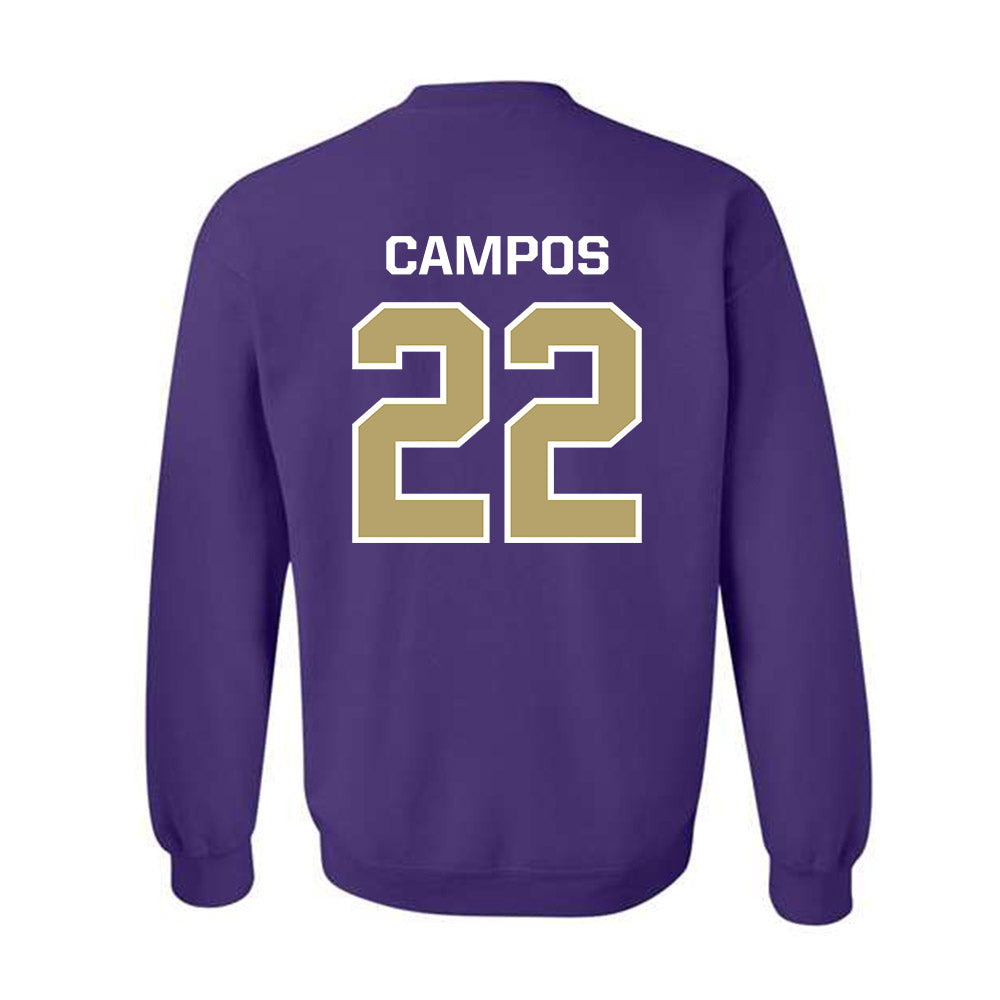 JMU - NCAA Baseball : Trey Campos - Classic Shersey Crewneck Sweatshirt-1
