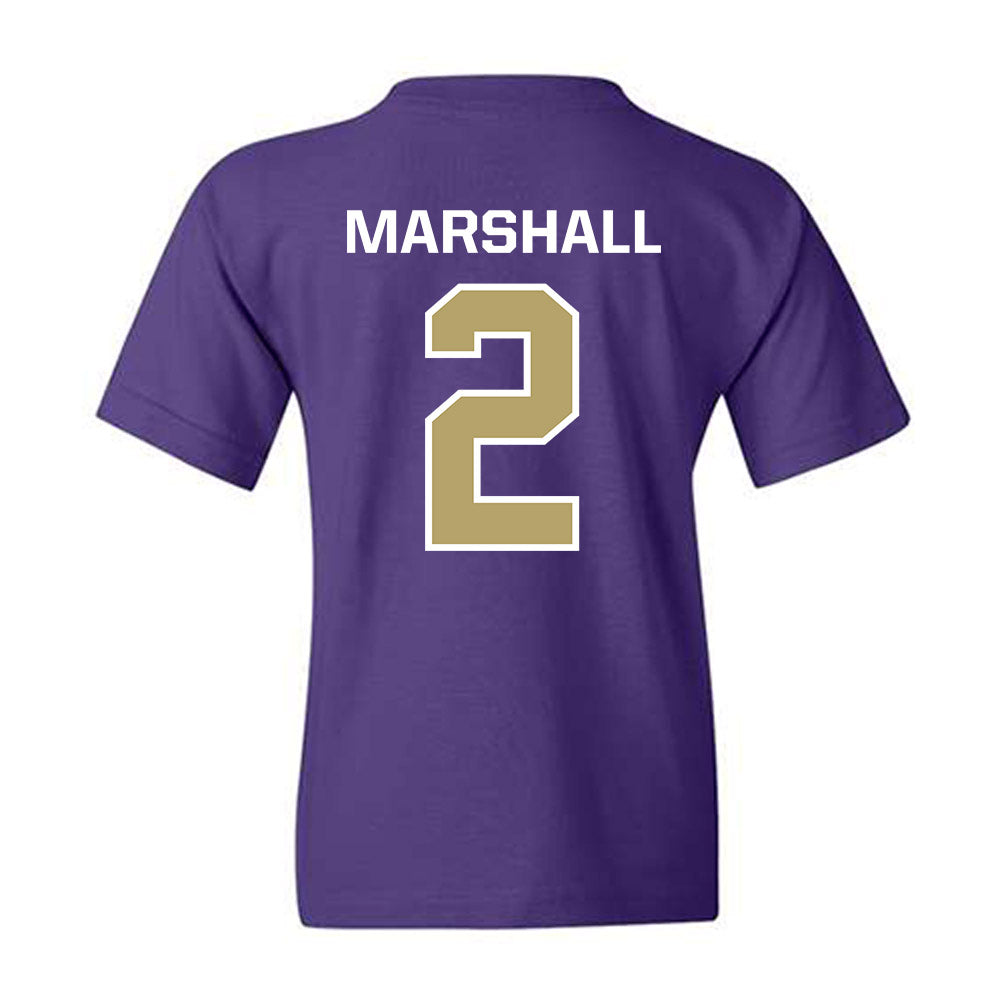 JMU - NCAA Women's Basketball : Kylie Marshall - Classic Shersey Youth T-Shirt-1