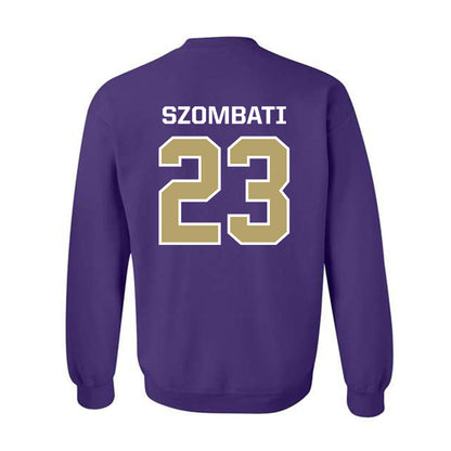 JMU - NCAA Women's Soccer : Kata Szombati - Classic Shersey Crewneck Sweatshirt-1