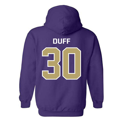 JMU - NCAA Baseball : Lane Duff - Classic Shersey Hooded Sweatshirt