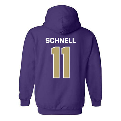 JMU - NCAA Women's Volleyball : Sarah Schnell - Classic Shersey Hooded Sweatshirt-1