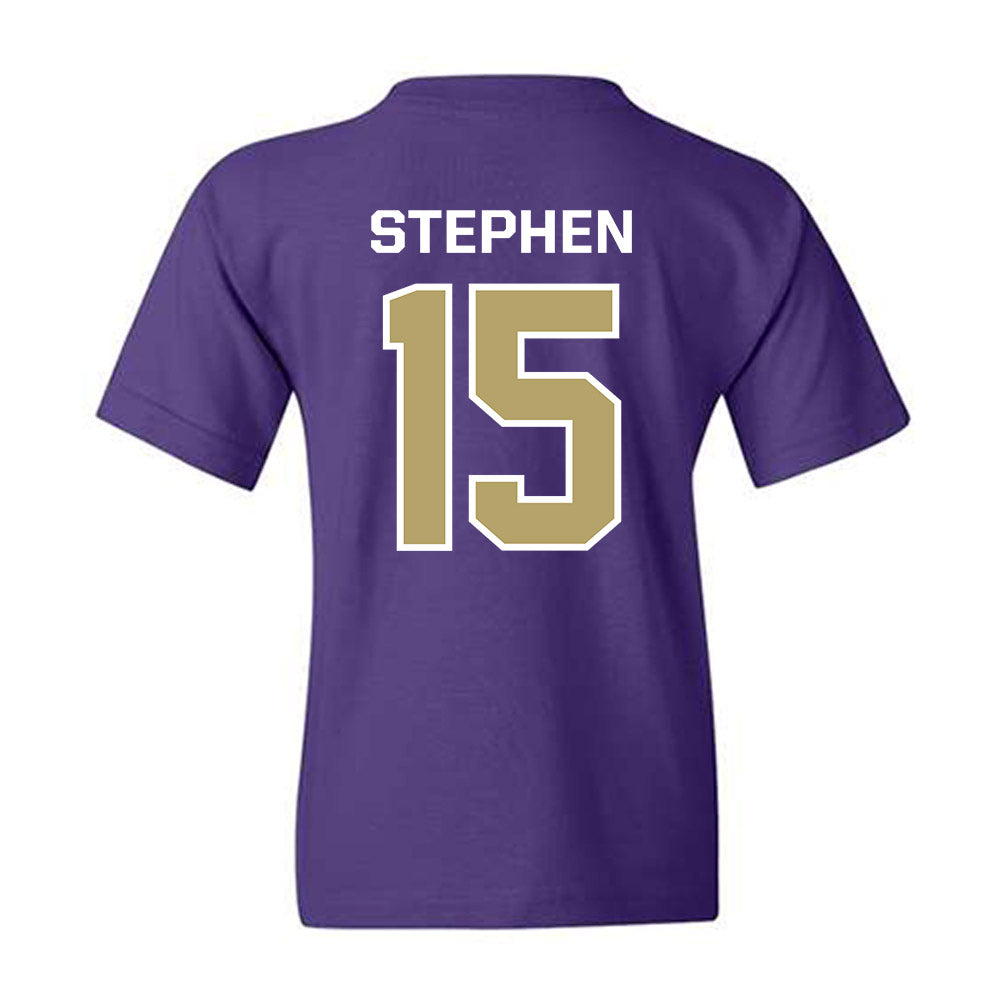 JMU - NCAA Men's Basketball : Joshua Stephen - Classic Shersey Youth T-Shirt-1