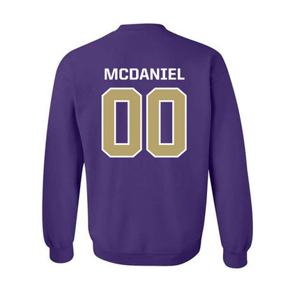 JMU - NCAA Women's Basketball : Peyton McDaniel - Classic Shersey Crewneck Sweatshirt-1