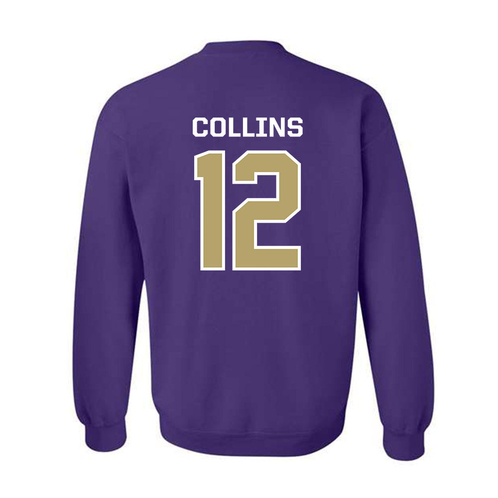 JMU - NCAA Football : Zaron Collins - Classic Shersey Crewneck Sweatshirt-1