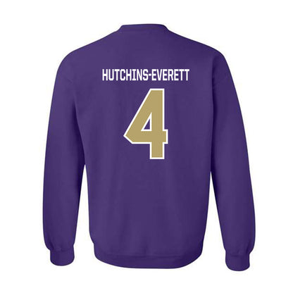 JMU - NCAA Men's Basketball : Elijah Hutchins-Everett - Classic Shersey Crewneck Sweatshirt-1