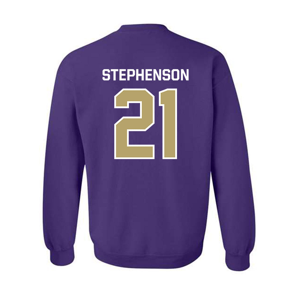 JMU - NCAA Women's Basketball : Zakiya Stephenson - Classic Shersey Crewneck Sweatshirt-1