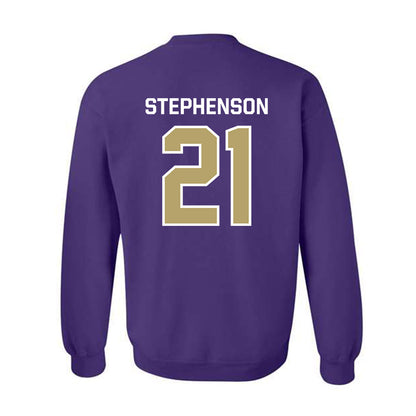 JMU - NCAA Women's Basketball : Zakiya Stephenson - Classic Shersey Crewneck Sweatshirt-1