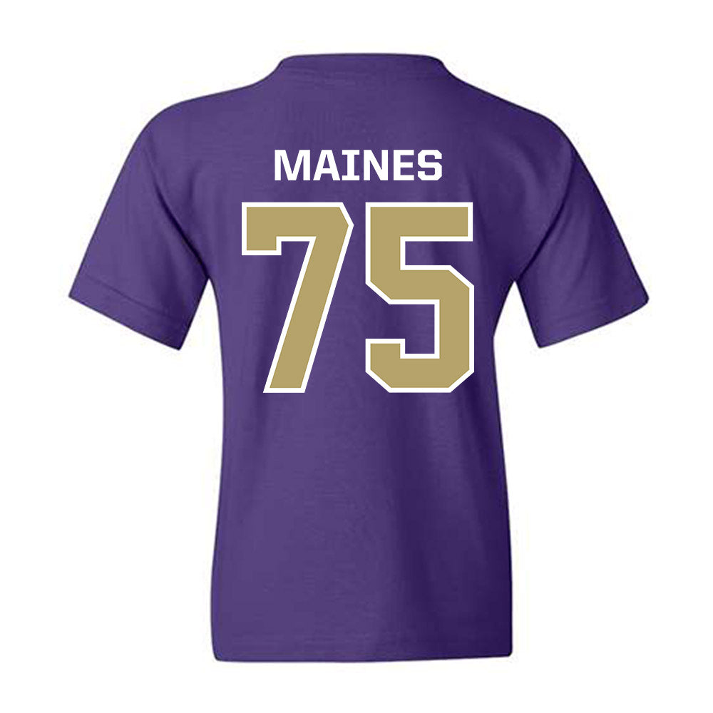 JMU - NCAA Football : Wyatt Maines - Classic Shersey Youth T-Shirt-1