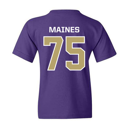 JMU - NCAA Football : Wyatt Maines - Classic Shersey Youth T-Shirt-1