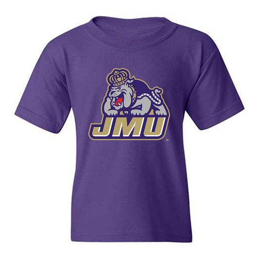 JMU - NCAA Men's Basketball : Gabe Newhof - Classic Shersey Youth T-Shirt-0