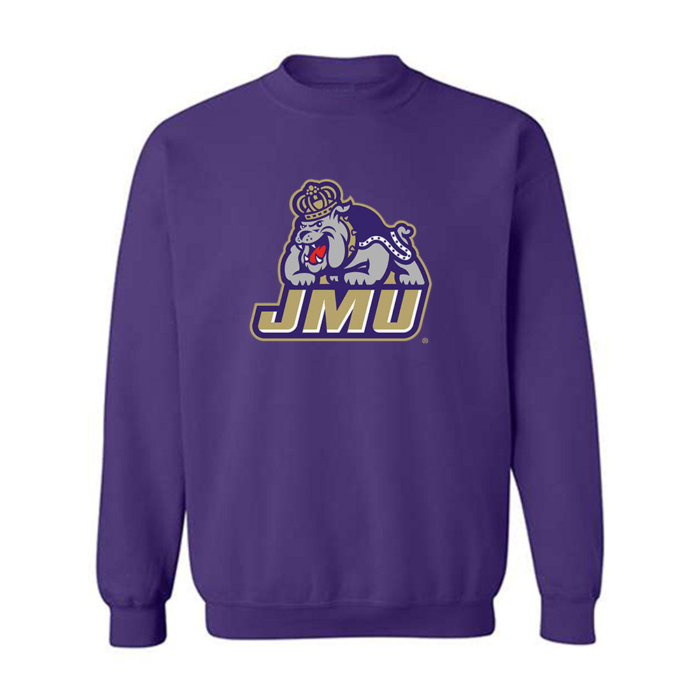 JMU - NCAA Men's Basketball : Elijah Hutchins-Everett - Classic Shersey Crewneck Sweatshirt-0