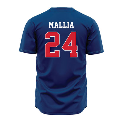 Radford - NCAA Baseball : Zack Mallia - Blue Jersey