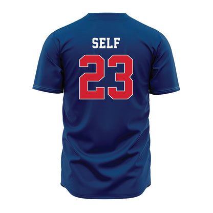 Radford - NCAA Baseball : Mason Self - Blue Jersey