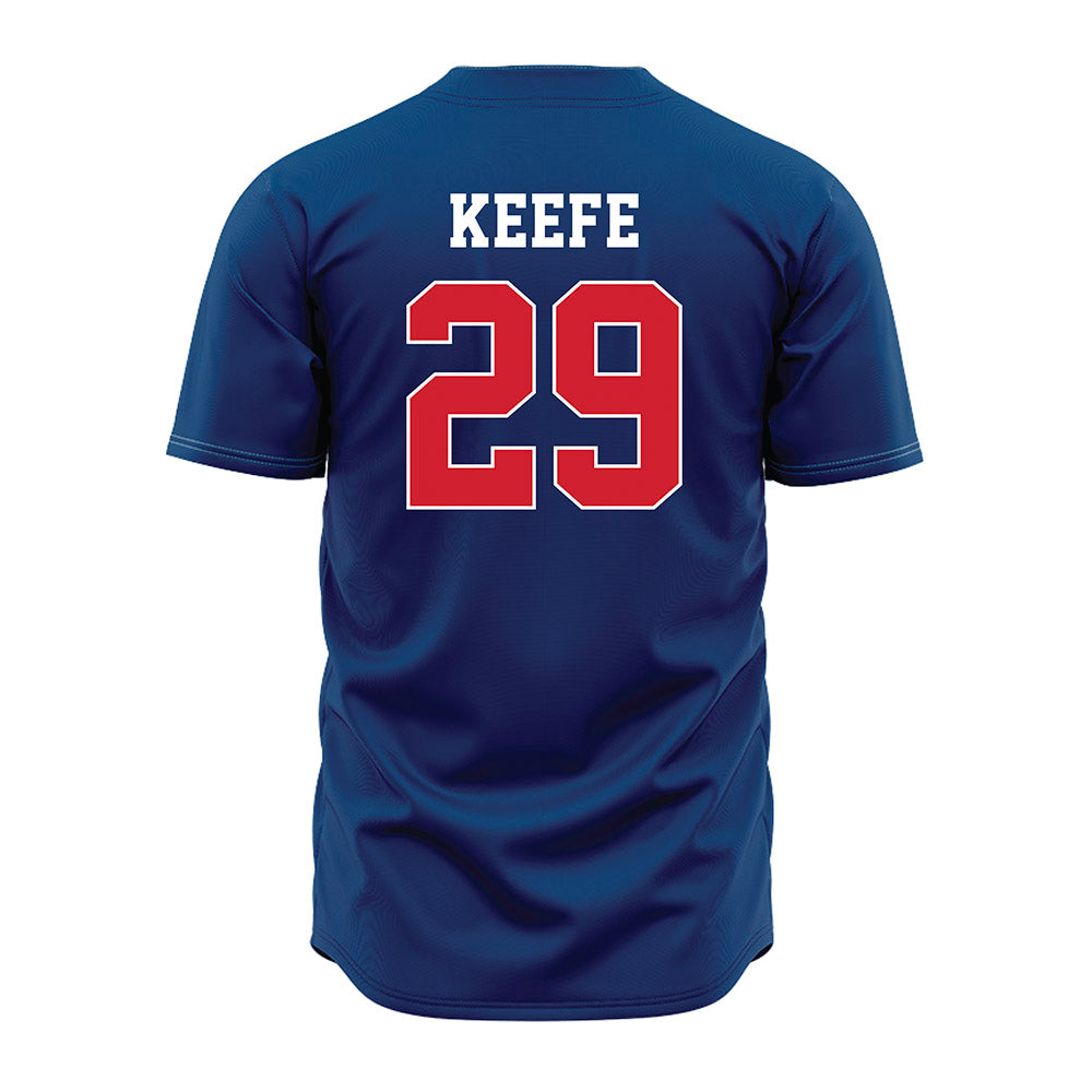 Radford - NCAA Baseball : Ben Keefe - Blue Jersey-1