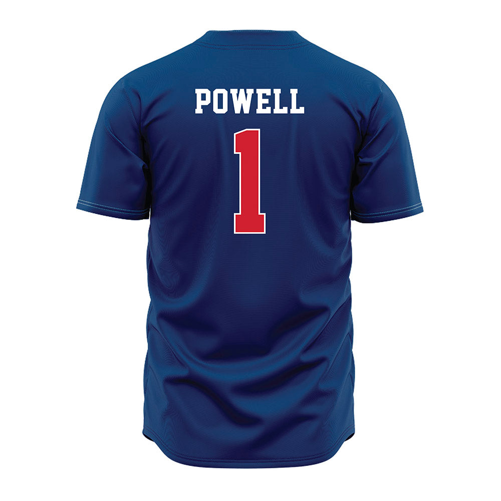 Radford - NCAA Baseball : Brady Powell - Blue Jersey-1