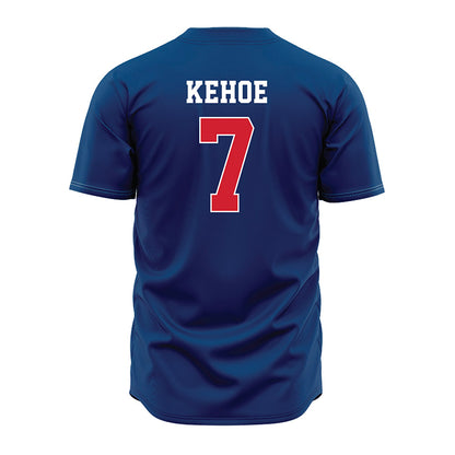 Radford - NCAA Baseball : Tyler Kehoe - Blue Jersey-1