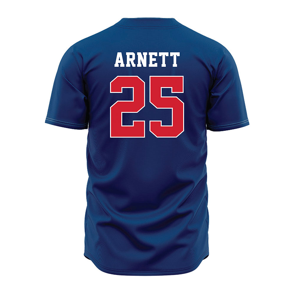 Radford - NCAA Baseball : Noah Arnett - Blue Jersey-1