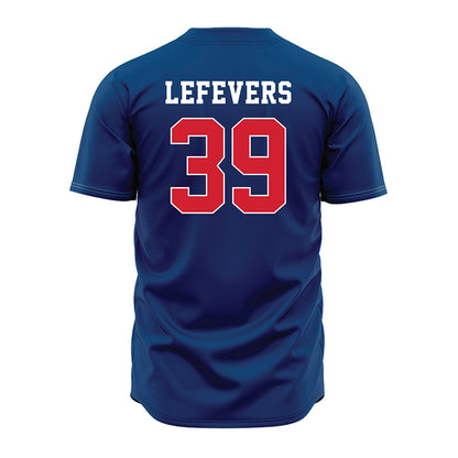 Radford - NCAA Baseball : Matthew Lefevers - Blue Jersey