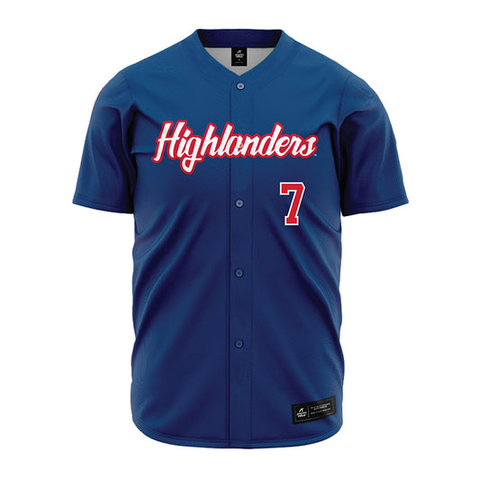 Radford - NCAA Baseball : Tyler Kehoe - Blue Jersey-0