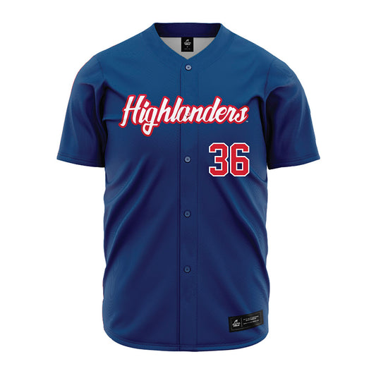 Radford - NCAA Baseball : Ian Hubbard - Blue Jersey-0