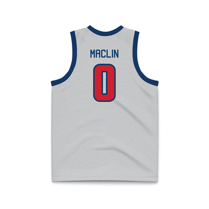 Radford - NCAA Men's Basketball : Brandon Maclin - Grey Basketball Jersey