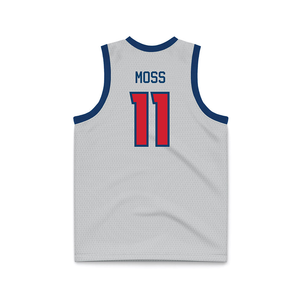 Radford - NCAA Men's Basketball : Jarvis Moss - Grey Basketball Jersey