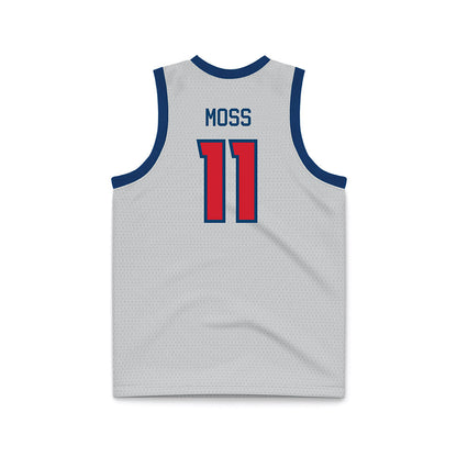 Radford - NCAA Men's Basketball : Jarvis Moss - Grey Basketball Jersey