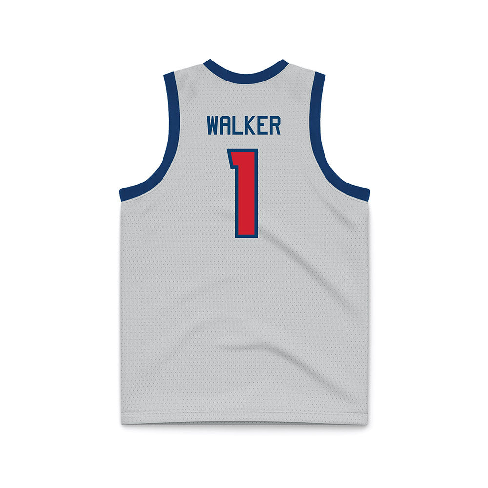 Radford - NCAA Men's Basketball : Zion Walker - Grey Basketball Jersey