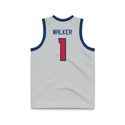 Radford - NCAA Men's Basketball : Zion Walker - Grey Basketball Jersey
