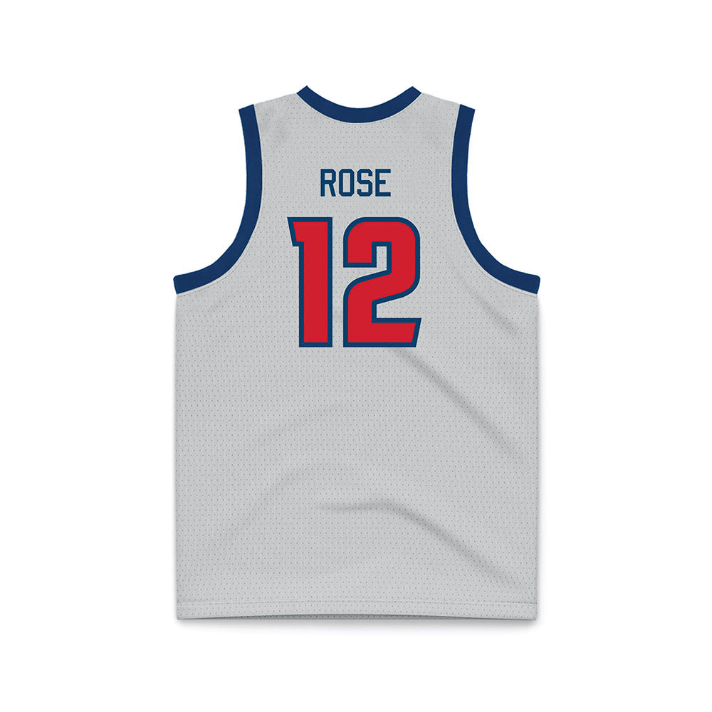 Radford - NCAA Men's Basketball : Brock Rose - Grey Basketball Jersey