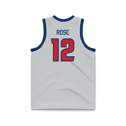 Radford - NCAA Men's Basketball : Brock Rose - Grey Basketball Jersey