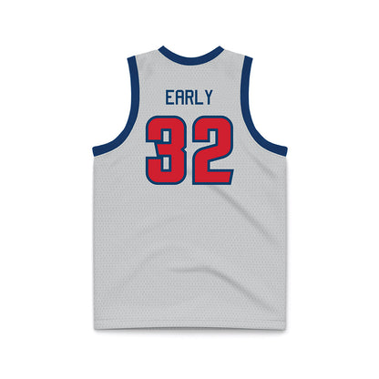 Radford - NCAA Men's Basketball : David Early - Grey Basketball Jersey