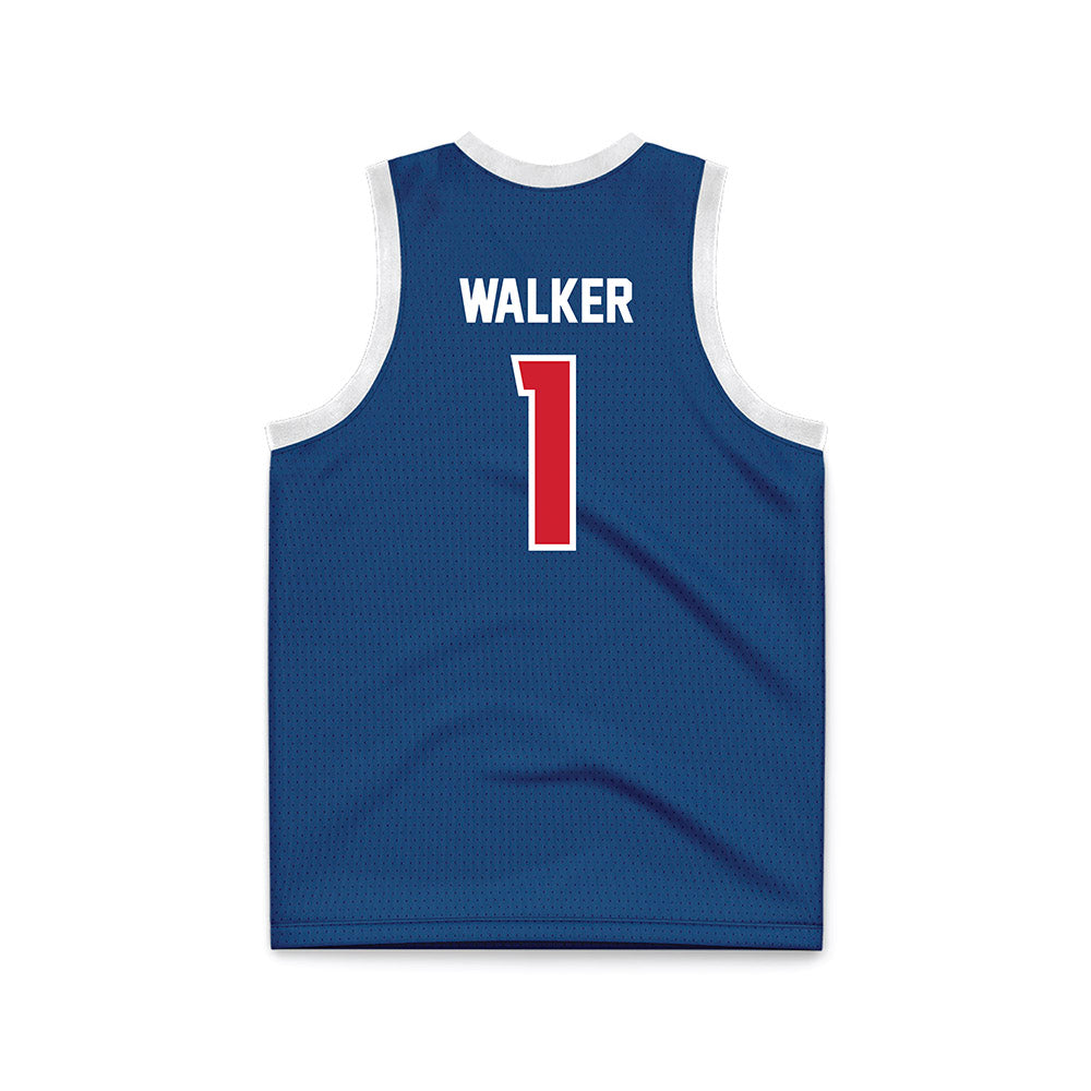 Radford - NCAA Men's Basketball : Zion Walker - Navy Basketball Jersey