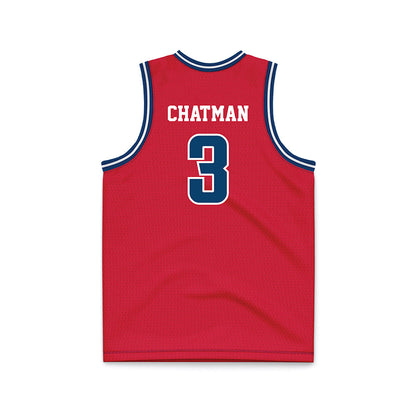 Radford - NCAA Men's Basketball : Brennan Chatman - Red Basketball Jersey