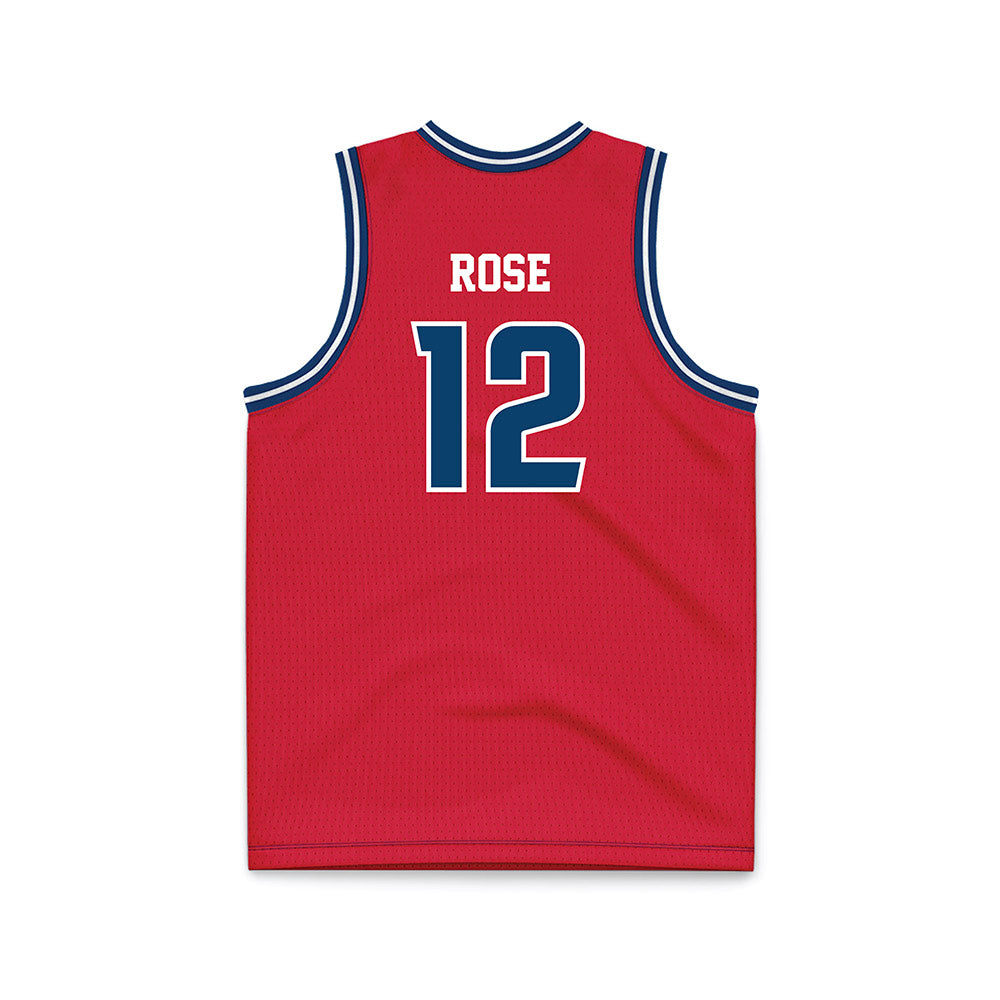 Radford - NCAA Men's Basketball : Brock Rose - Red Basketball Jersey