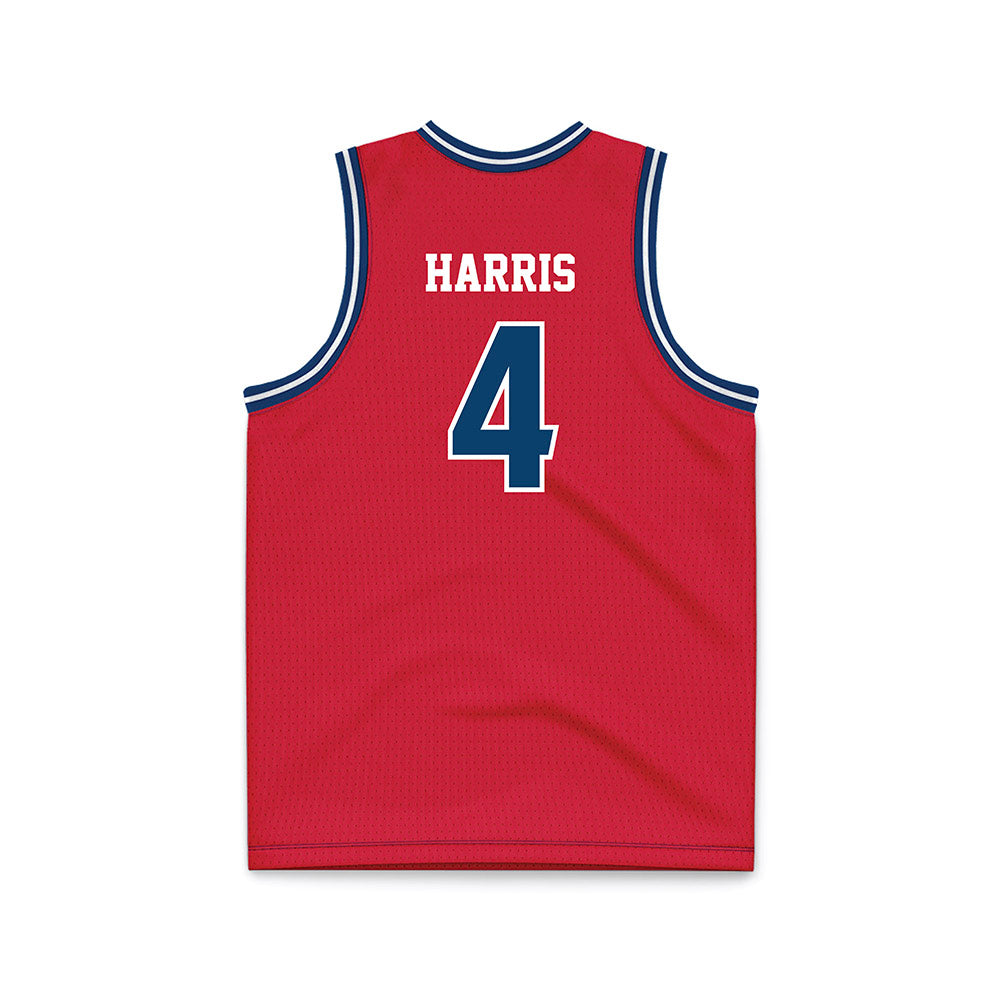 Radford - NCAA Men's Basketball : Truth Harris - Red Basketball Jersey