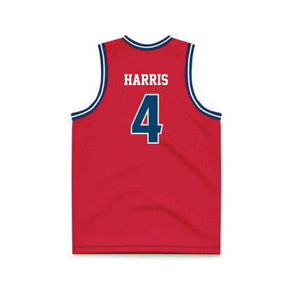 Radford - NCAA Men's Basketball : Truth Harris - Red Basketball Jersey