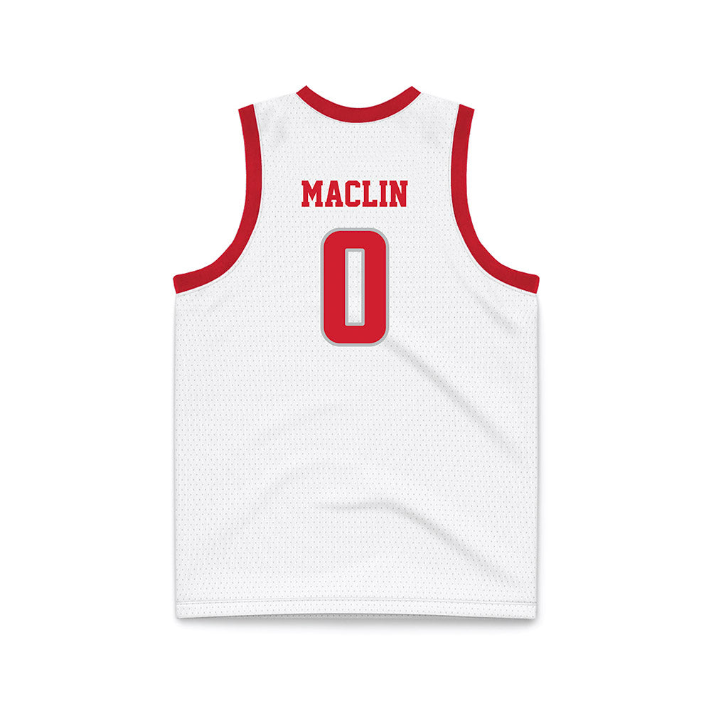 Radford - NCAA Men's Basketball : Brandon Maclin - White Basketball Jersey