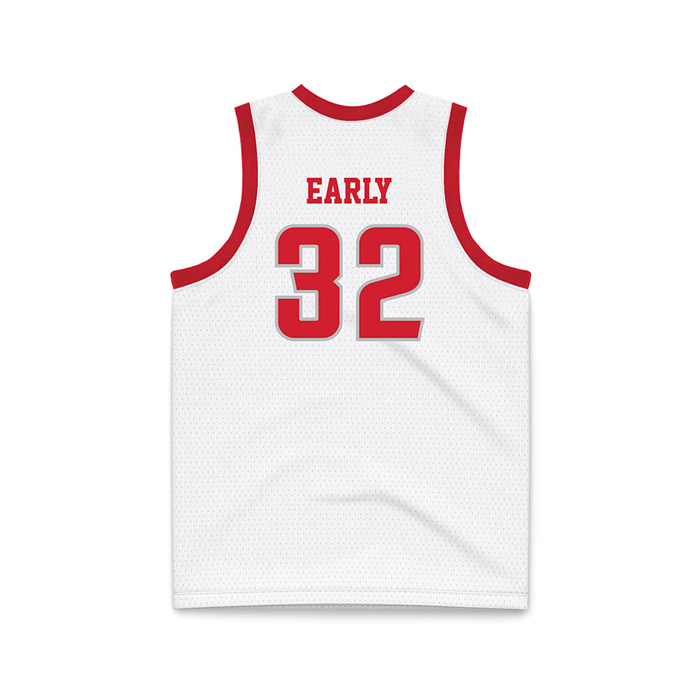 Radford - NCAA Men's Basketball : David Early - White Basketball Jersey