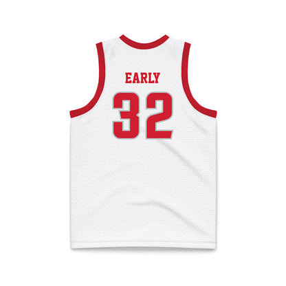 Radford - NCAA Men's Basketball : David Early - White Basketball Jersey