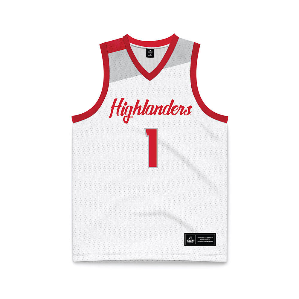 Radford - NCAA Men's Basketball : Zion Walker - White Basketball Jersey