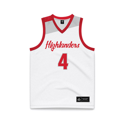 Radford - NCAA Men's Basketball : Truth Harris - White Basketball Jersey